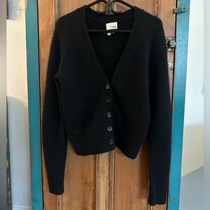 🐦‍⬛ Wilfred Free Black Cardigan Sweater